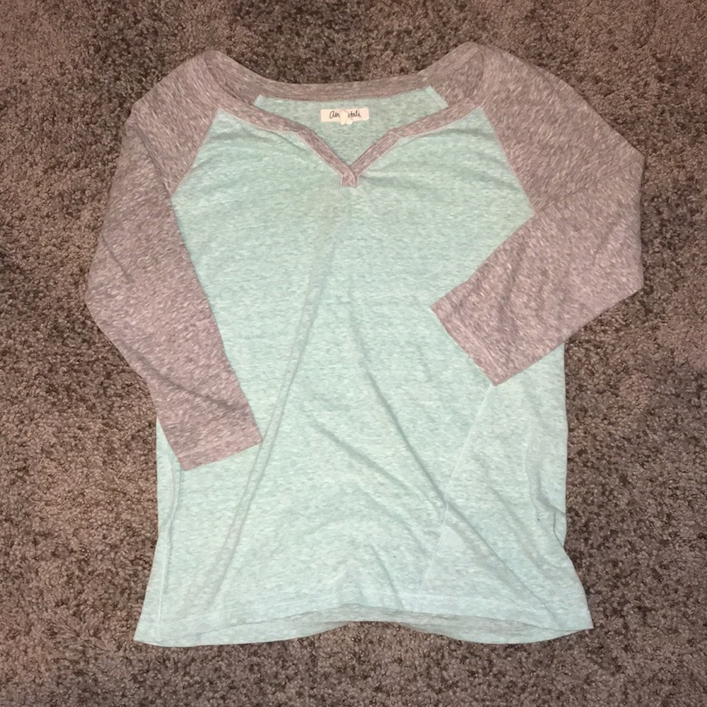 Aeropostale Baseball 3/4 Sleeve Tee